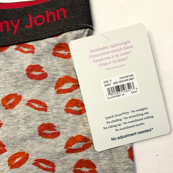 Tommy John Lips Boxer Briefs Small NWT - Picture 6 of 7